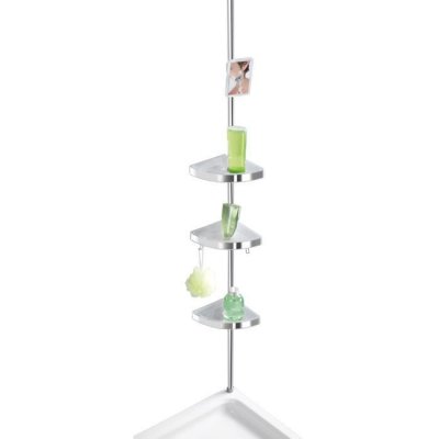 WENKO Etag&egrave;re d'angle de douche t&eacute;lescopique