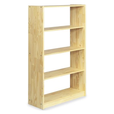 Etag&egrave;re en pin REGALE, 5 tablettes, vernis naturel