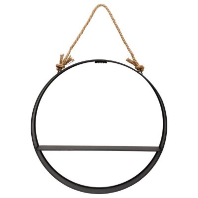 Etag&egrave;re murale ""modern"" 54cm noir