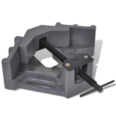 VIDAXL Etau d'angle de perceuse &agrave; pression manuelle 115 mm