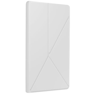 Etui &agrave; rabat Book Cover hybride pour tablette Galaxy Tab A9 Blanc
