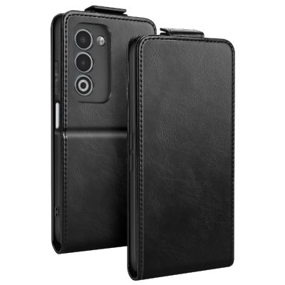 AVIZAR Etui Clapet Vertical pour Oppo A5 avec Porte-carte et Support Vid&eacute;o Noir