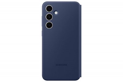 SAMSUNG Etui Folio Clear View Cover avec porte-carte pour  Galaxy S24 FE Bleu 