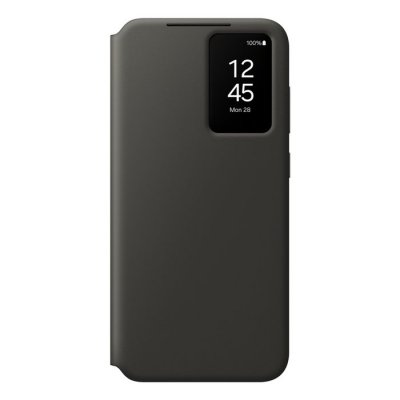 SAMSUNG Etui Folio Clear View Cover avec porte-carte pour  Galaxy S24 FE Noir 