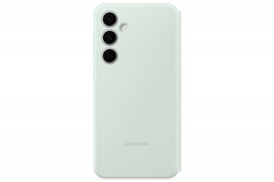 SAMSUNG Etui Folio Clear View Cover avec porte-carte pour  Galaxy S24 FE Vert d''eau 