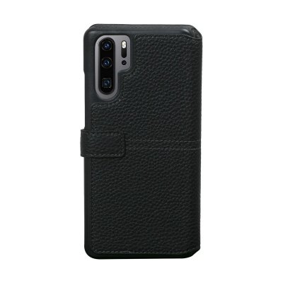 FACONNABLE Etui Folio Fa&ccedil;onnable pour Huawei P30 Pro Porte Cartes Noir