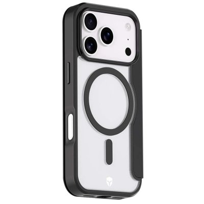 FORCE CASE Etui Folio Forcecase MagSafe GRS Noir pour iPhone 17 Pro