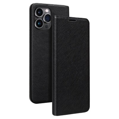 BIGBEN CONNECTED Etui Folio iPhone 15 Pro Noir - Porte-carte int&eacute;gr&eacute; Bigben - Neuf