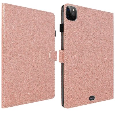 AVIZAR Etui Folio Paillettes Support Vid&eacute;o Rose gold pour iPad Pro 11 2022 2021 2020 2018 et Air 2022 2020