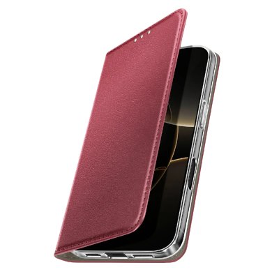 AVIZAR Etui Folio pour iPhone 17 Pro avec Porte-cartes et Fonction Support Vid&eacute;o Bordeaux