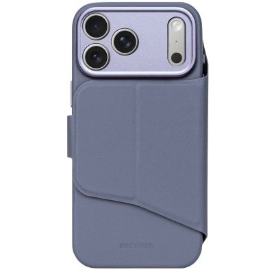 DECODED Etui MagSafe pour iPhone 17 Pro en Silicone Textur&eacute; Anti-salet&eacute; Bleu