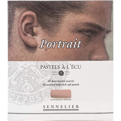 GENERIQUE Etui Pastels 'A l'&eacute;cu' - 40 demi-pastels - Portrait - Sennelier