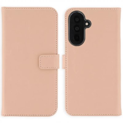 SELENCIA Etui portefeuille en cuir v&eacute;ritable pour Samsung Galaxy A37 (5G) - Rose clair