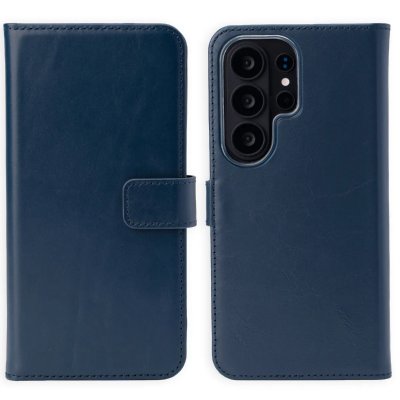 SELENCIA Etui portefeuille en cuir v&eacute;ritable pour Samsung Galaxy S26 Ultra - Bleu fonc&eacute;