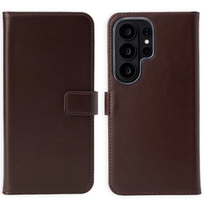 SELENCIA Etui portefeuille en cuir v&eacute;ritable pour Samsung Galaxy S26 Ultra - Marron
