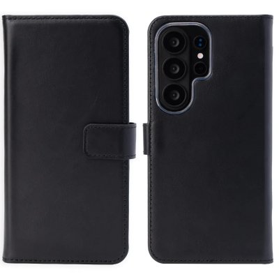 SELENCIA Etui portefeuille en cuir v&eacute;ritable pour Samsung Galaxy S26 Ultra - Noir