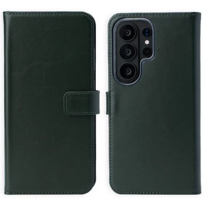 SELENCIA Etui portefeuille en cuir v&eacute;ritable pour Samsung Galaxy S26 Ultra - Vert