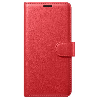 GENERIQUE Etui Portefeuille pour iPhone 5 avec Fonction Support et Languette Magn&eacute;tique Zana&eacute; Rouge
