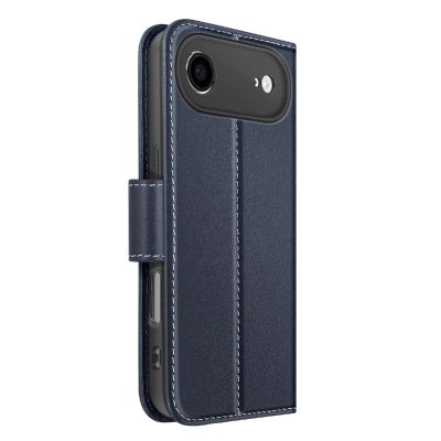 AVIZAR Etui Portefeuille pour iPhone Air en Cuir Premium avec Fonction Stand Bleu nuit