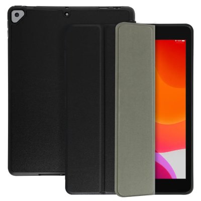 AVIZAR Etui pour iPad 2021 2020 et 2019 10.2 Fonction Support Video Design Fin Noir 