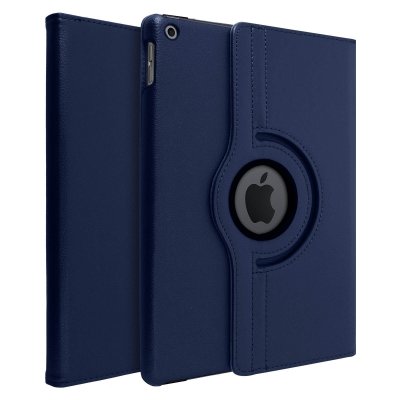 AVIZAR Etui pour iPad 2021 2020 et 2019 10.2 Int&eacute;grale Support Rotatif 360&deg; Bleu Nuit