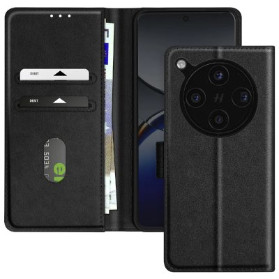 AVIZAR Etui pour Oppo Find X8 Pro Clapet Portefeuille et Support Vid&eacute;o Noir