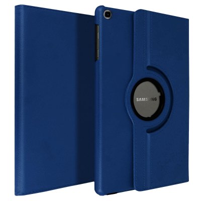 AVIZAR Etui pour Samsung Galaxy Tab A 10.1 2019 Int&eacute;grale Support Rotatif 360&deg; Bleu fonc&eacute;