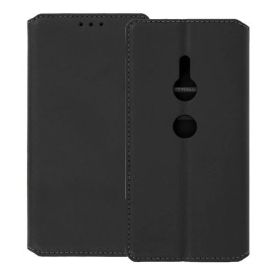 AVIZAR Etui pour sony xperia xz2 Housse pour folio classic edition Coque pour silicone noir