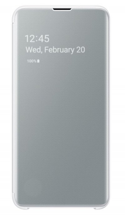 SAMSUNG Etui  S10e Clear View Cover blanc 
