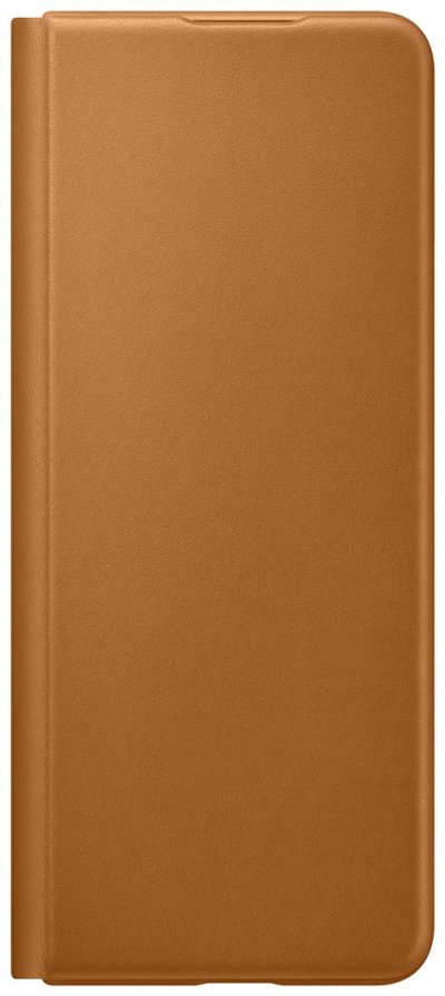 SAMSUNG Etui  Z Fold 3 Cuir marron clair 