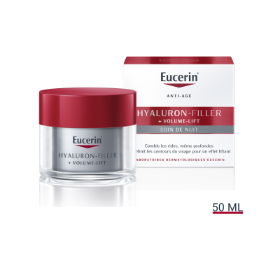 EUCERIN  HYALURON-FILLER + VOLUME-LIFT - Soin de Nuit, 50ml