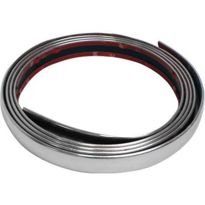  Eufab 30182 Baguettes pour voiture chrome (L x l) 2.45 m x 21 mm