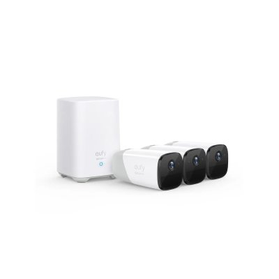EUFY  - Kit 3 cam&eacute;ras de surveillance + 1 base - Cam2 Pro 2