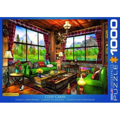 EUROGRAPHICS  Cozy Cabin - Dominic Davison (1000) 
