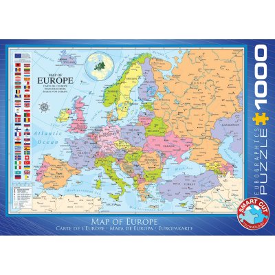 EUROGRAPHICS  Map of Europe Puzzle (1000 Piece) 