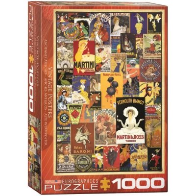 EUROGRAPHICS  Vintage Posters Jigsaw Puzzle (1000 Piece)
