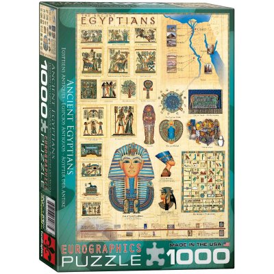 EUROGRAPHICS Puzzles - Anciens &eacute;gyptiens - puzzle - 1000 pi&egrave;ces