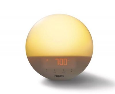 PHILIPS &Eacute;veil Lumi&egrave;re  HF3519/01 SmartSleep Blanc et Beige 