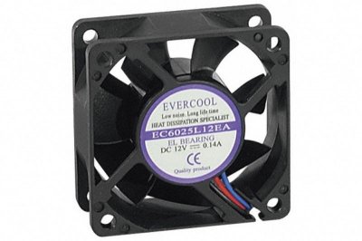 MCAD Evercool - Ventilateur ch&acirc;ssis - lubricated - 60 mm