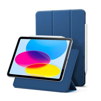 EVETANE  Etui iPad Fixation Magnetique bleu pour iPad 10.9/ iPad 11 - Neuf