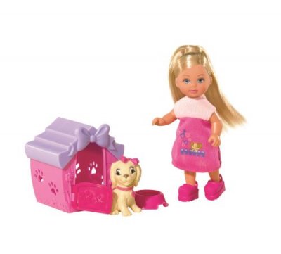 SMOBY EVI LOVE - Simba - Chiot et Sa Niche