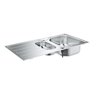 GROHE Evier &agrave; deux cuves avec &eacute;gouttoir  K200 60-S