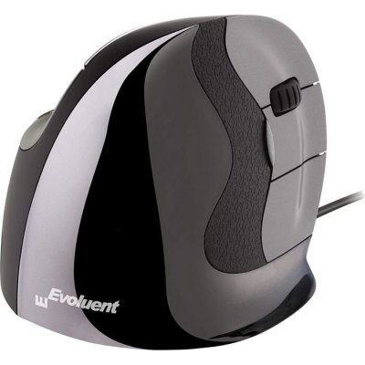 EVOLUENT  901477532 2600 Dpi Ergonomic Mouse Argent&eacute;
