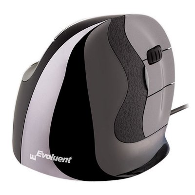 BAKKERELKHUIZEN Evoluent VerticalMouse D Large - Souris verticale - ergonomique - laser - 6 boutons - filaire - USB 
