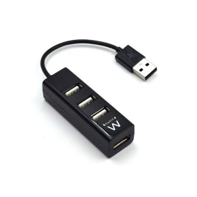 EWENT  EW1123 - Concentrateur (hub) - 4 x USB 2.0 - de bureau