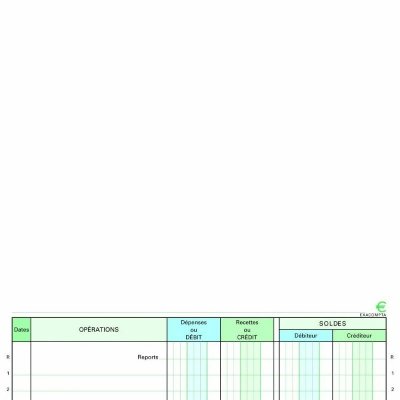 EXACOMPTA  - Bureautique - Carnet Position De Compte 11/15cm 48 Pages
