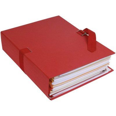 EXACOMPTA  Chemise dos extensible sans rabat 24 x 32 cm - Rouge
