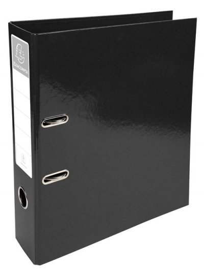 EXACOMPTA  Classeur &agrave; levier IDERAMA dos 70 mm Prem'Touch coloris noir