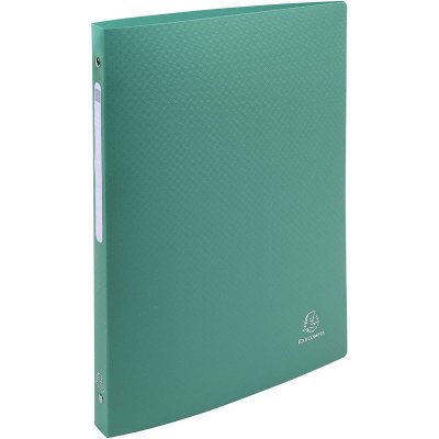 EXACOMPTA  Lot de 20 Classeurs souple 4 anneaux dos 20 mm A4 vert