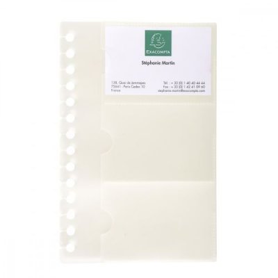 EXACOMPTA  Sachet 10 Recharges Pour Exacard 75034e